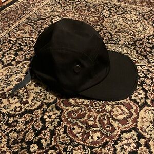 ROTHCO Military 5 Panel Hat Urban Cap Men Leather Strap Back Black New